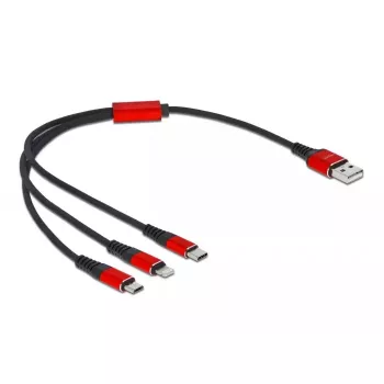 USB-oplaadkabel 3-in-1 DeLOCK 86708