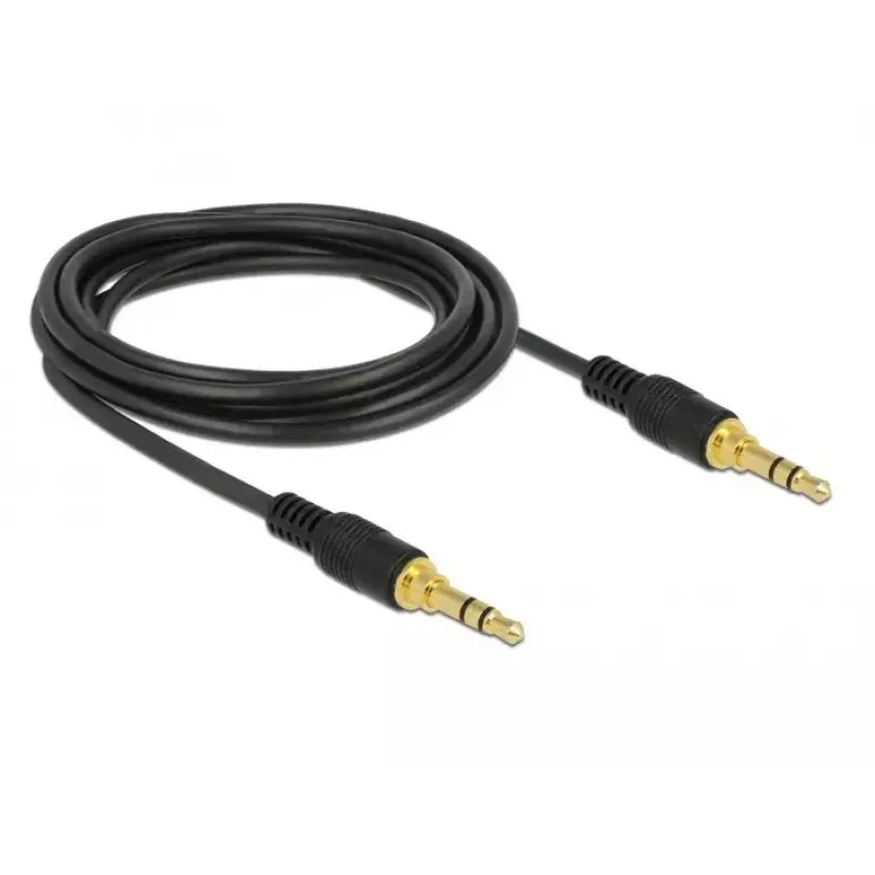 Audiokabel DeLOCK 85551 3m 3,5mm zwart