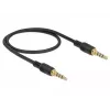 Audiokabel DeLOCK 85592 0,5 m 3,5 mm zwart