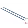 Kabelbinders DeLOCK 18793 staal blauw 200 mm 10 stk.