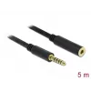 Audiokabel DeLOCK 85799 5m 4,4mm zwart