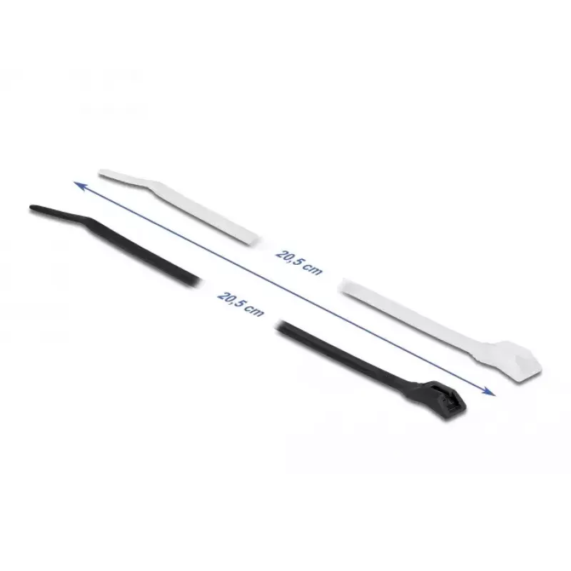Kabelbinder parallelinvoer DeLOCK 19471 L 205 x B 2,5 mm 100 stuks