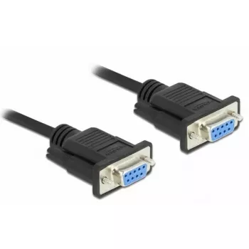 Seriële kabel DeLOCK RS-232 D-Sub 9 bus naar bus nullmodem 87278