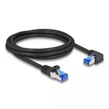 Netwerkkabel DeLOCK RJ45 Cat.6A S/FTP 2m zwart