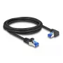 Netwerkkabel DeLOCK RJ45 Cat.6A S/FTP 2m zwart