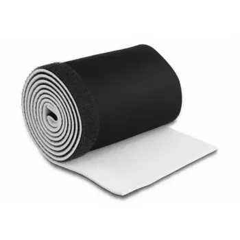 DeLOCK kabelhuls neopreen flexibel 1,5 m x 135 mm zwart/wit