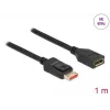 DisplayPort-verlengkabel DeLOCK 8K 60 Hz 1 m