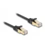 Netwerkkabel DeLOCK RJ45 plat 1m Cat6A zwart