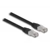 Netwerkkabel DeLOCK RJ45 Cat.6A S/FTP 1m zwart