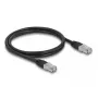 Netwerkkabel DeLOCK RJ45 Cat.6A S/FTP 1m zwart