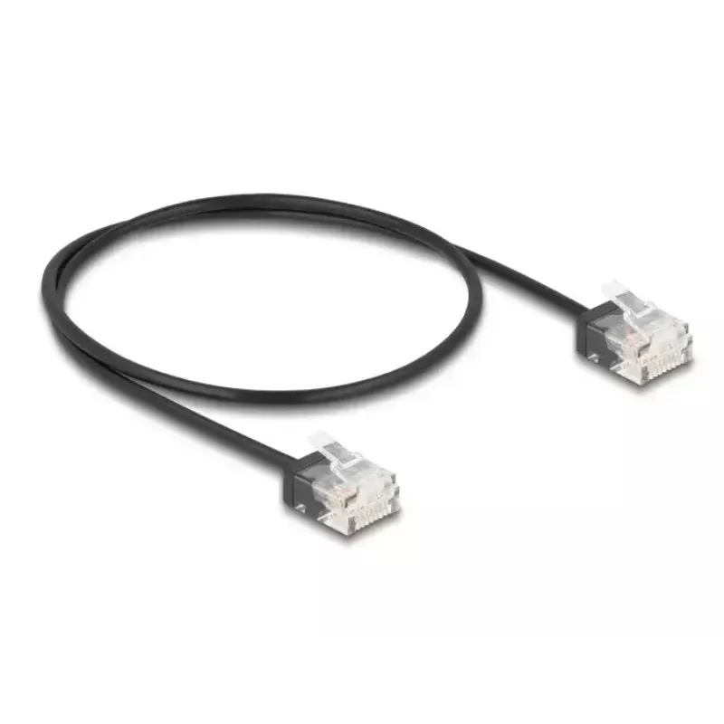 Netwerkkabel DeLOCK RJ45 Cat.6 UTP 0,5 m zwart