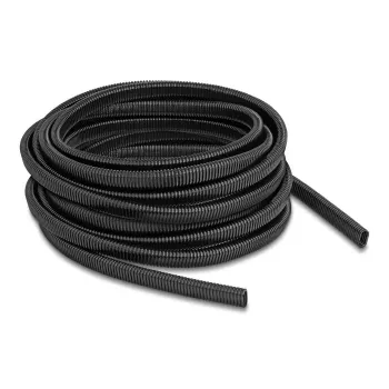 DeLOCK kabelslang van kunststof ovaal 13,6 x 6,3 mm 10 m zwart