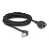DeLOCK netwerk verlengkabel S/FTP RJ45 90° haaks naar RJ45 Cat.6A 5 m zwart