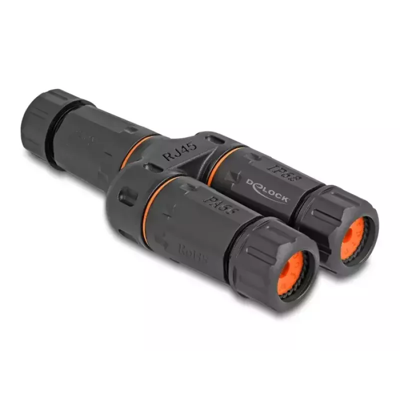 Netwerkkabel DeLOCK 88143 Y-adapter RJ45 naar 2 x RJ45 Cat.6 zwart