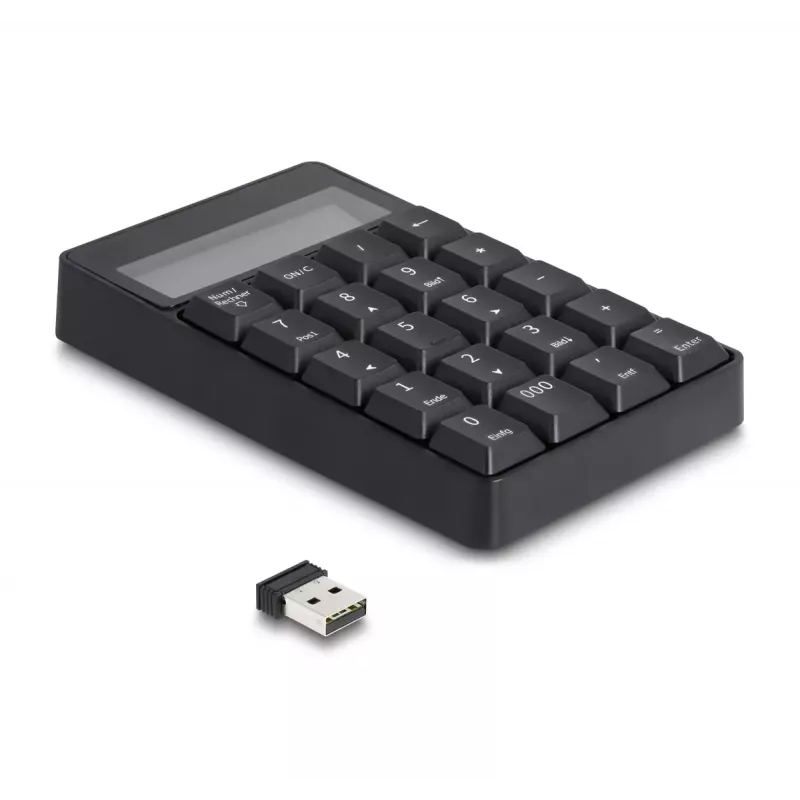 Numeriek toetsenbord DeLOCK 12113 USB zwart 20 toetsen universeel
