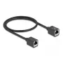 Netwerkkabel DeLOCK 90324 RJ-45 Cat6a 0,5 m zwart