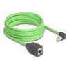 Netwerkkabel DeLOCK 80888 RJ-45 Cat6a 5m zwart groen