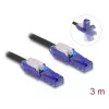 Netwerkkabel DeLOCK 80928 RJ-45 Cat6 3 m zwart violet