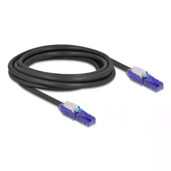 Netwerkkabel DeLOCK 80928 RJ-45 Cat6 3 m zwart violet