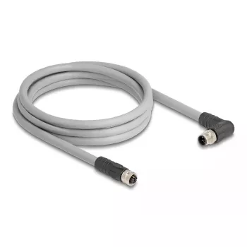 DeLOCK sensor-/actuatorkabel 80548 2 m RST M12 grijs