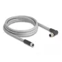 DeLOCK sensor-/actuatorkabel 80548 2 m RST M12 grijs