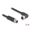 DeLOCK sensor-/actuatorkabel 80527 5 m RST M12 zwart