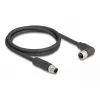 DeLOCK sensor-/actuatorkabel 80527 5 m RST M12 zwart