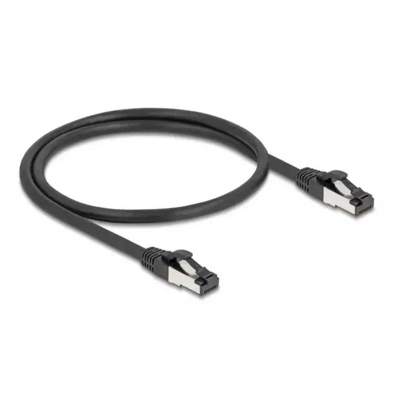 Netwerkkabel DeLOCK 80570 RJ-45 Cat8.1 0,5 m zwart