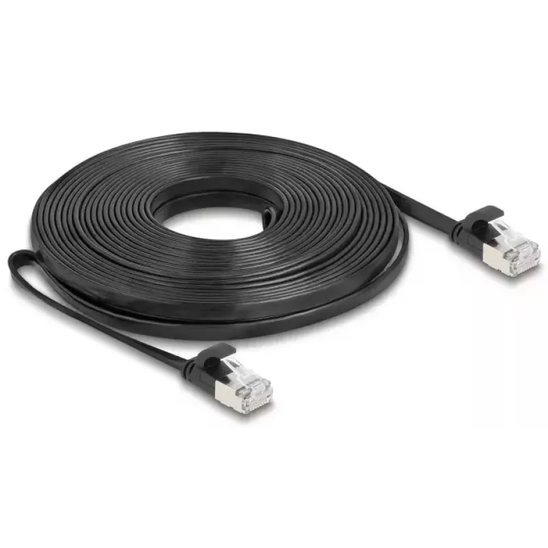 Netwerkkabel DeLOCK 81169 RJ-45 Cat6a 10 m zwart