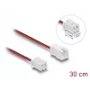 DeLOCK 90762 Ventilatorverlengkabel JST 2-pins, male naar female, connectorlengte 7 mm, 30 cm