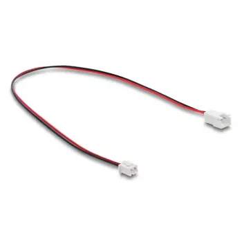 DeLOCK 90762 Ventilatorverlengkabel JST 2-pins, male naar female, connectorlengte 7 mm, 30 cm