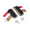 SATA-kabel DeLOCK 83804 1 m SATA 22-polig zwart rood geel