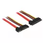 SATA-kabel DeLOCK 83804 1 m SATA 22-polig zwart rood geel