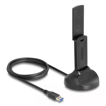 DeLOCK Wi-Fi 6E dualband WLAN USB-adapter AX3000 1201 Mbps
