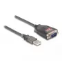 DeLOCK adapter USB 2.0 Type-A naar serieel RS-232 D-Sub 9-polig stekker 3m