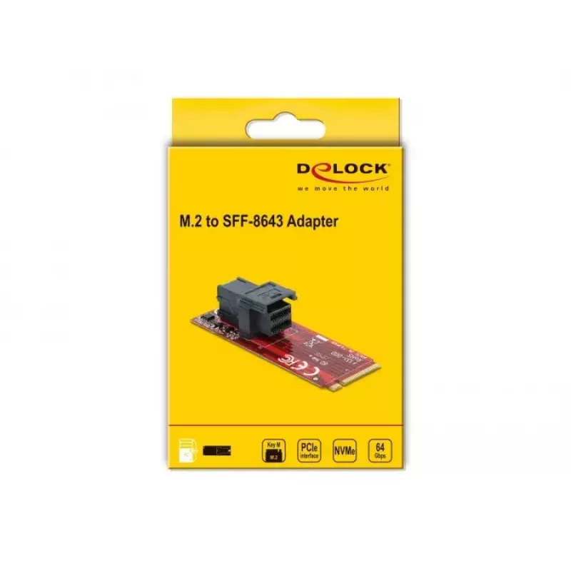 Interne M.2-adapter DeLOCK 62721