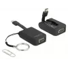 Videokabel-adapter DeLOCK 63941 USB Type-C naar VGA 0,03 m zwart