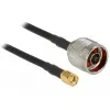 Coaxiale kabel DeLOCK 88937 CFD200 0,5 m RP-SMA zwart