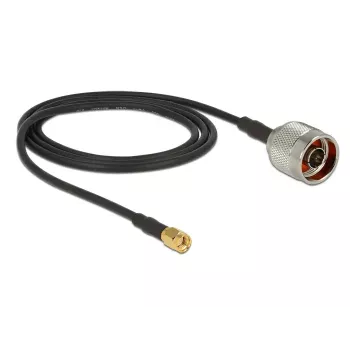 Coaxkabel DeLOCK 88940 2m RP-SMA zwart