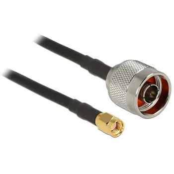 Coaxkabel DeLOCK 88940 2m RP-SMA zwart