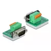 Draadverbinder D-Sub 9 DeLOCK 66554 groen