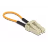 Glasvezel-loopback-adapter DeLOCK 86930 LC OM2 multimode beige