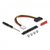 DeLOCK M.2 Key A+E naar PCIe x8 NVMe adapter afgehoekt met 20 cm kabel
