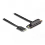 DeLOCK M.2 Key A+E naar PCIe x4 NVMe-adapter afgehoekt met 20 cm kabel