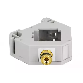 Keystone-module DELOCK 87162 — aansluitklem naar aansluitklem, grijs/wit, 60,1 × 59,4 × 21,6 mm