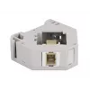 Keystone-module DELOCK 87167 — SC-naar-SC-adapter, grijs, 60,1×59,4×21,6 mm