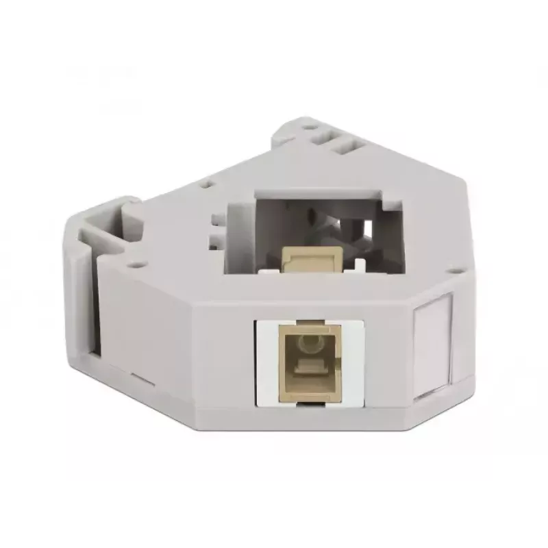 Keystone-module DELOCK 87167 — SC-naar-SC-adapter, grijs, 60,1×59,4×21,6 mm