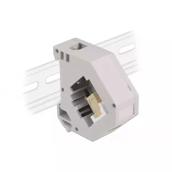Keystone-module DELOCK 87167 — SC-naar-SC-adapter, grijs, 60,1×59,4×21,6 mm