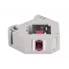 Delock 87182 DIN-rail Keystone-module SC Simplex-adapter, violet