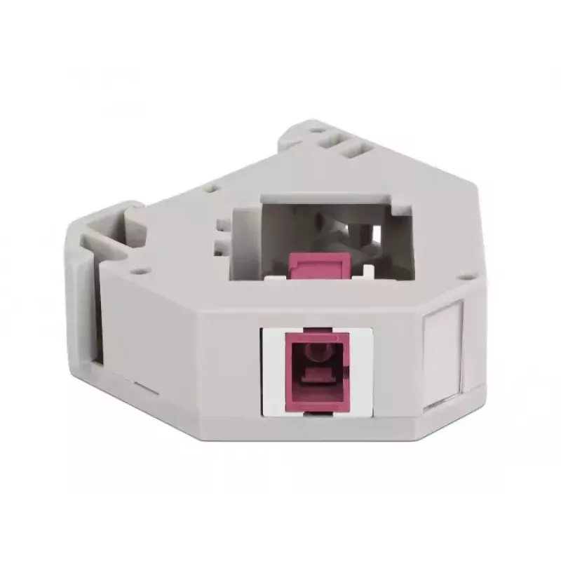 Delock 87182 DIN-rail Keystone-module SC Simplex-adapter, violet